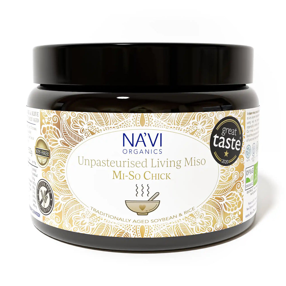 Organic Chickpea (Soy free) - Unpasteurised Living Miso (500g) - Na'vi Organics