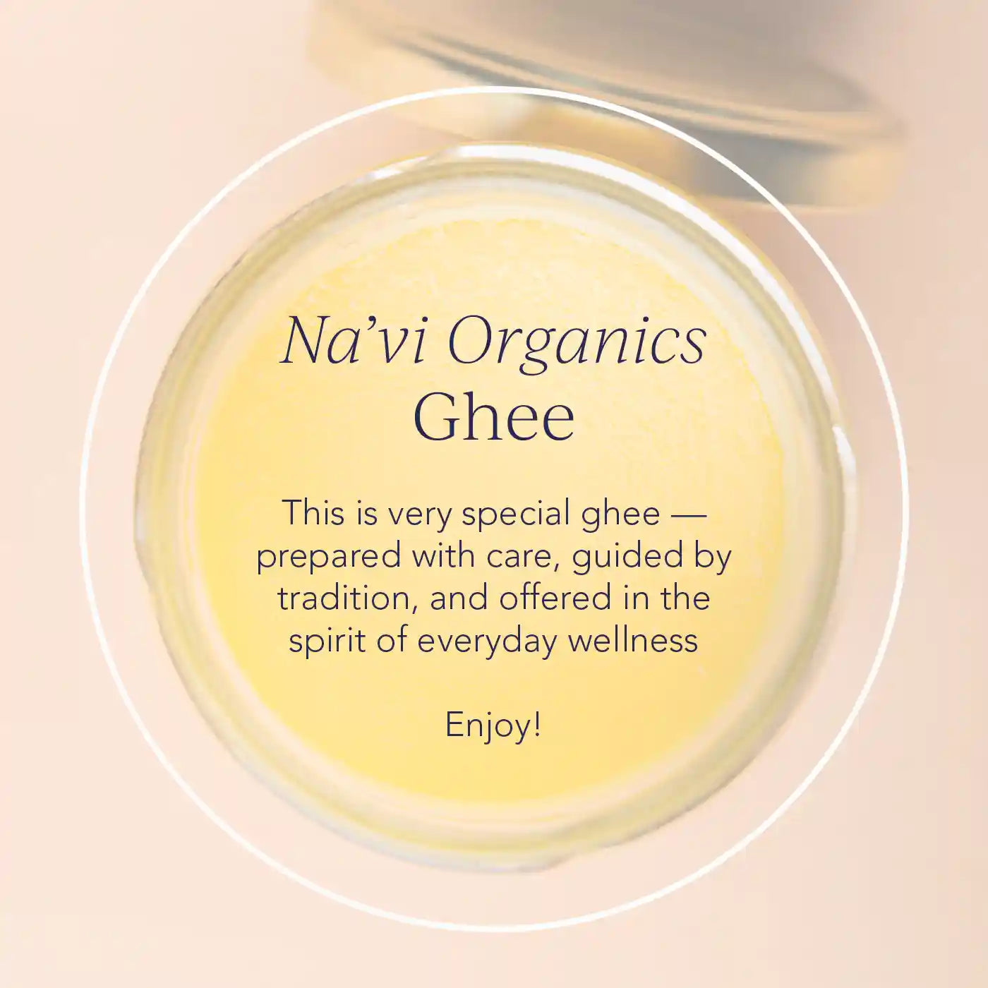 Organic English Ghee (Pasture Fed) 350ml - Na'vi Organics