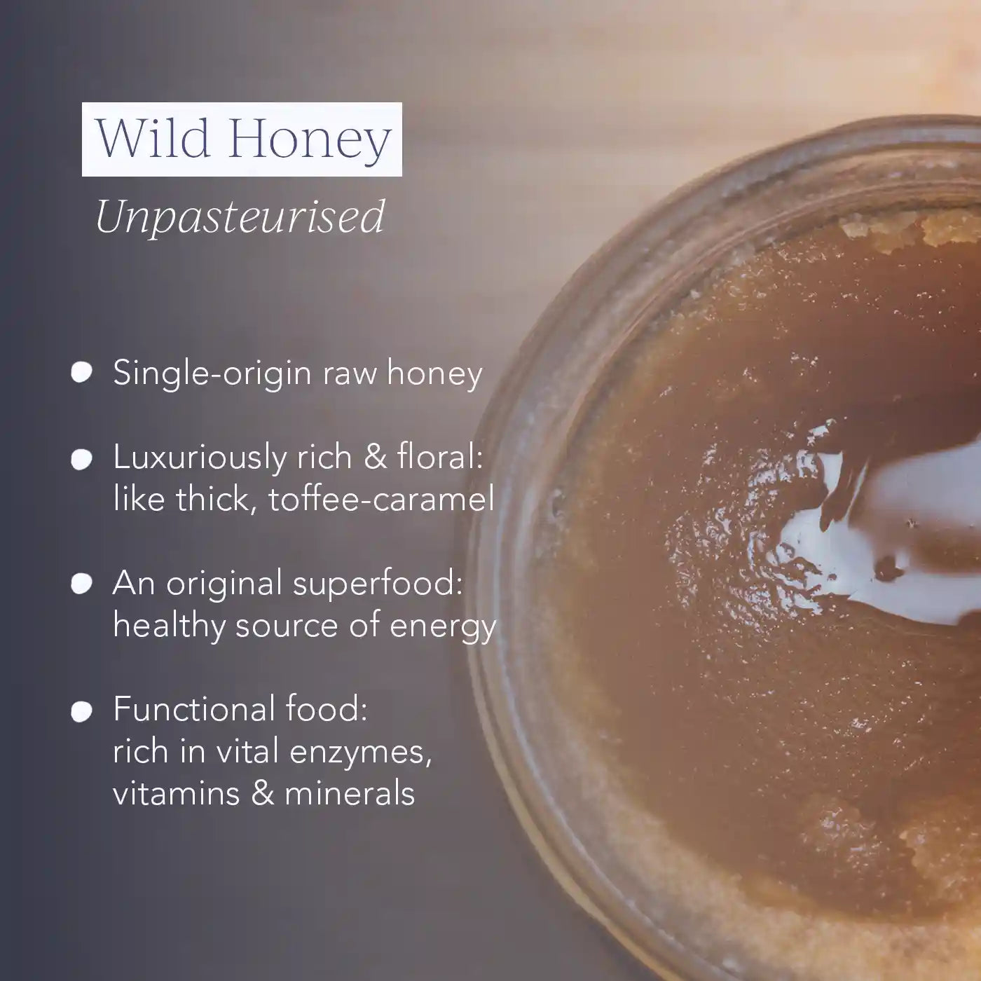 Raw Honey | Unheated, Unprocessed & Alive