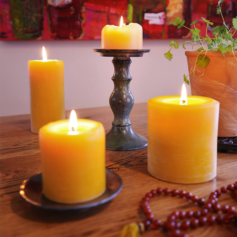 Pure Beeswax Candles (Various Sizes)