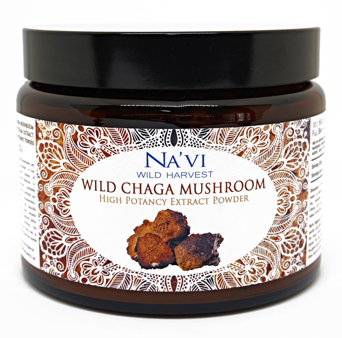225 gram jar of Chaga Mushroom extract tonic herb powder 