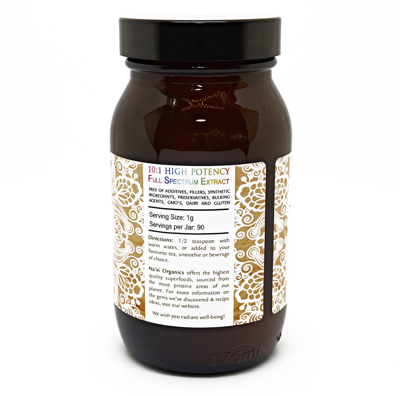 Full Spectrum Panax Ginseng Root Extract Powder - Superior Quality - Na'vi Organics Ltd