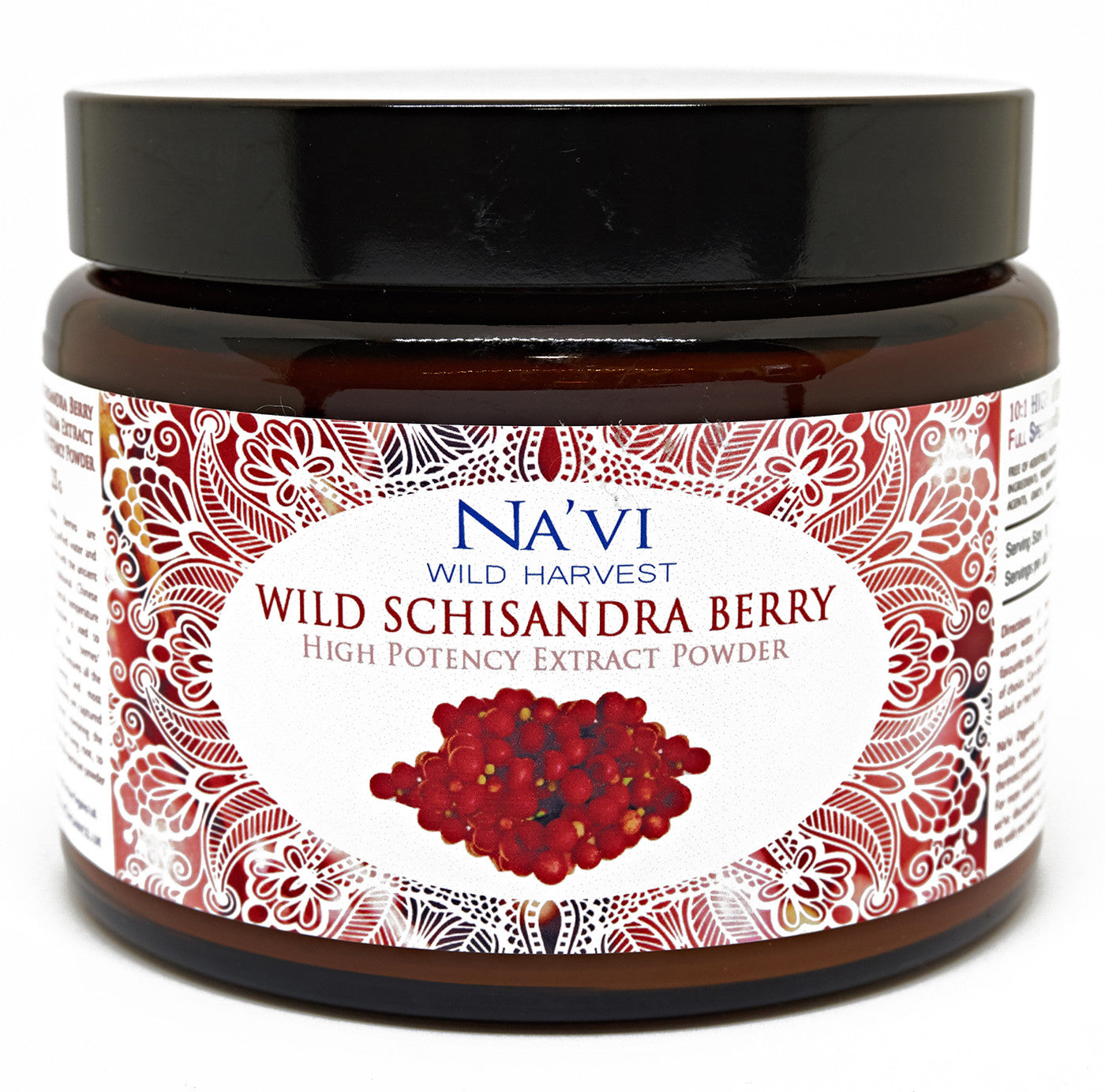 225 gram jar of wild schisandra berry extract superfood powder
