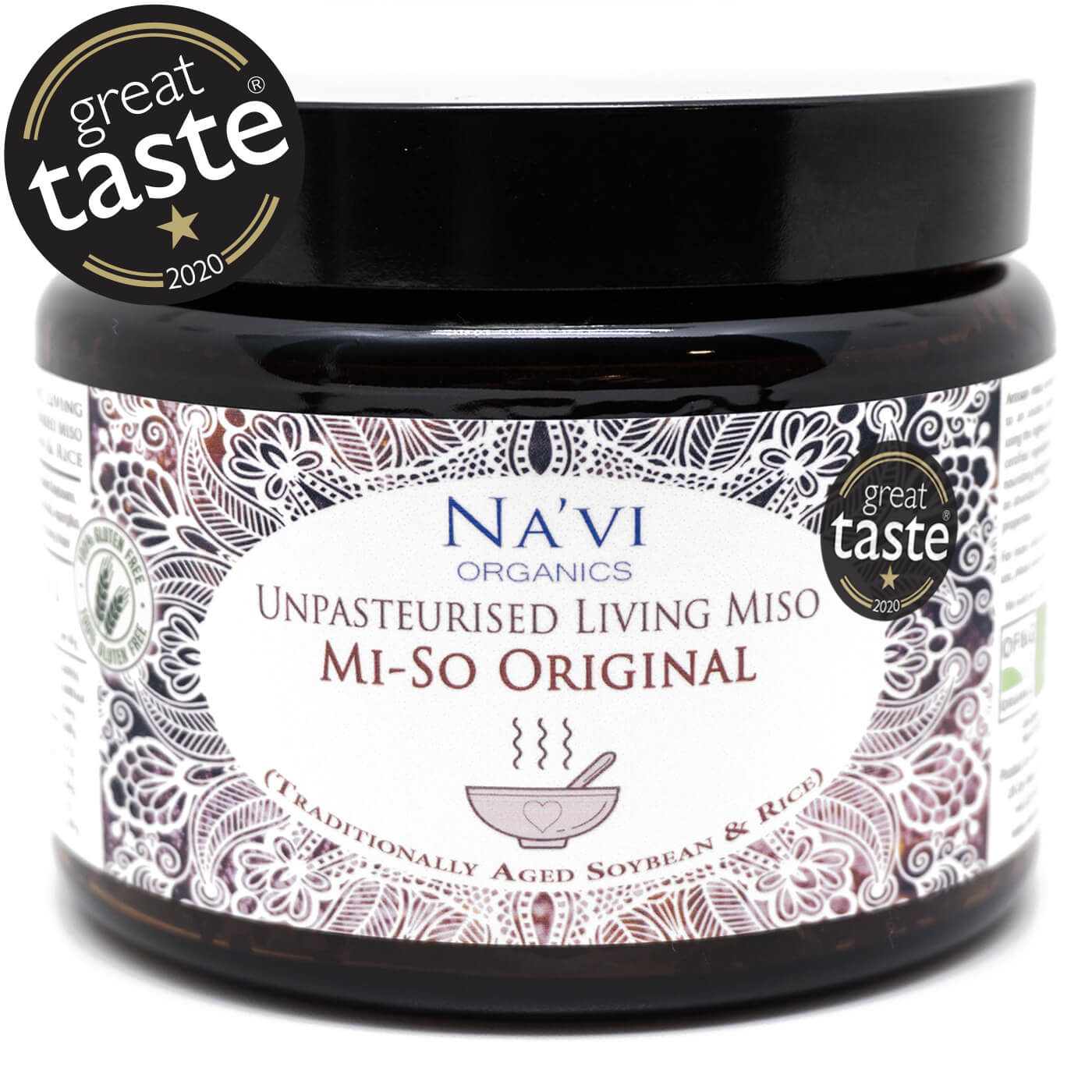 Organic Rice & Soy - Unpasteurised Living Miso (500g)