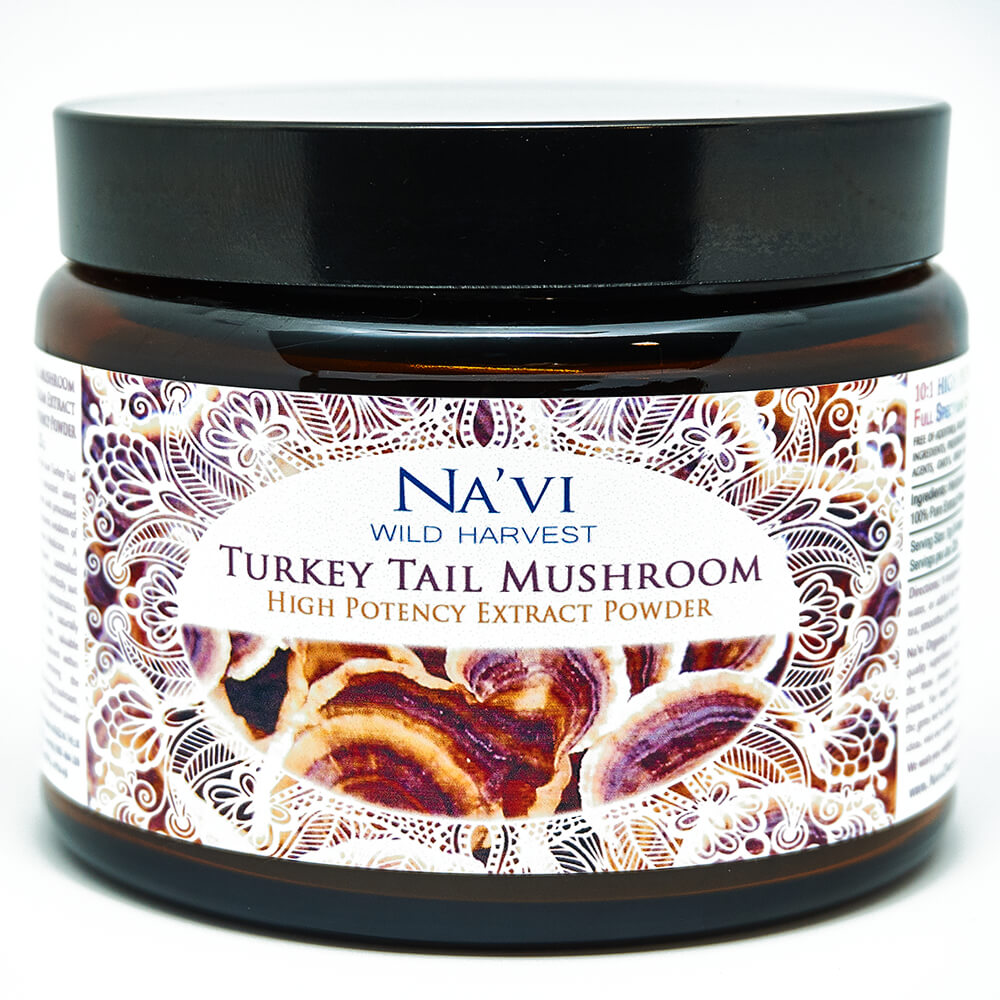 Full Spectrum Turkey Tail Mushroom Extract Powder - Wild Harvested - Na'vi Organics