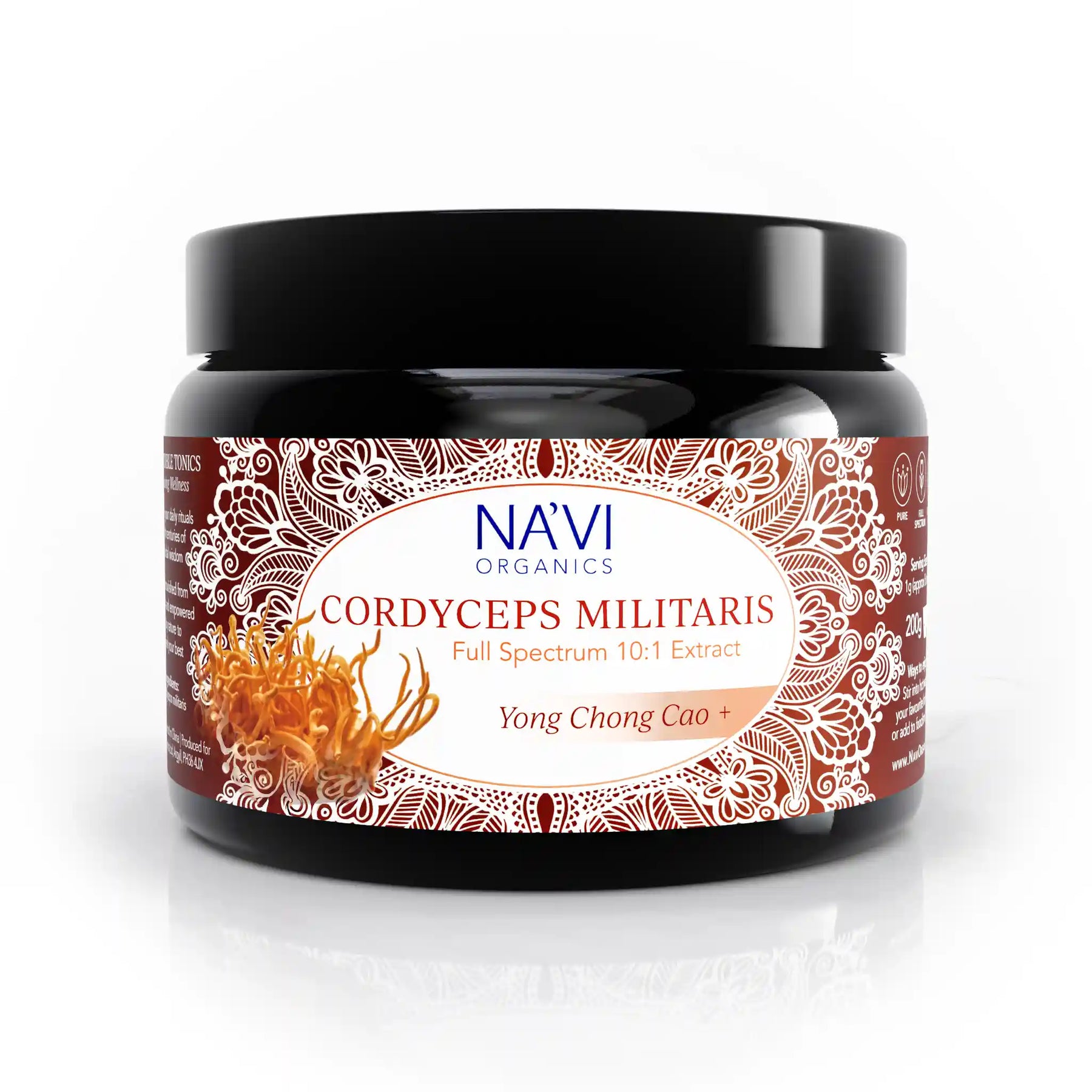 Na'vi Organics cordyceps militaris full spectrum extract powder