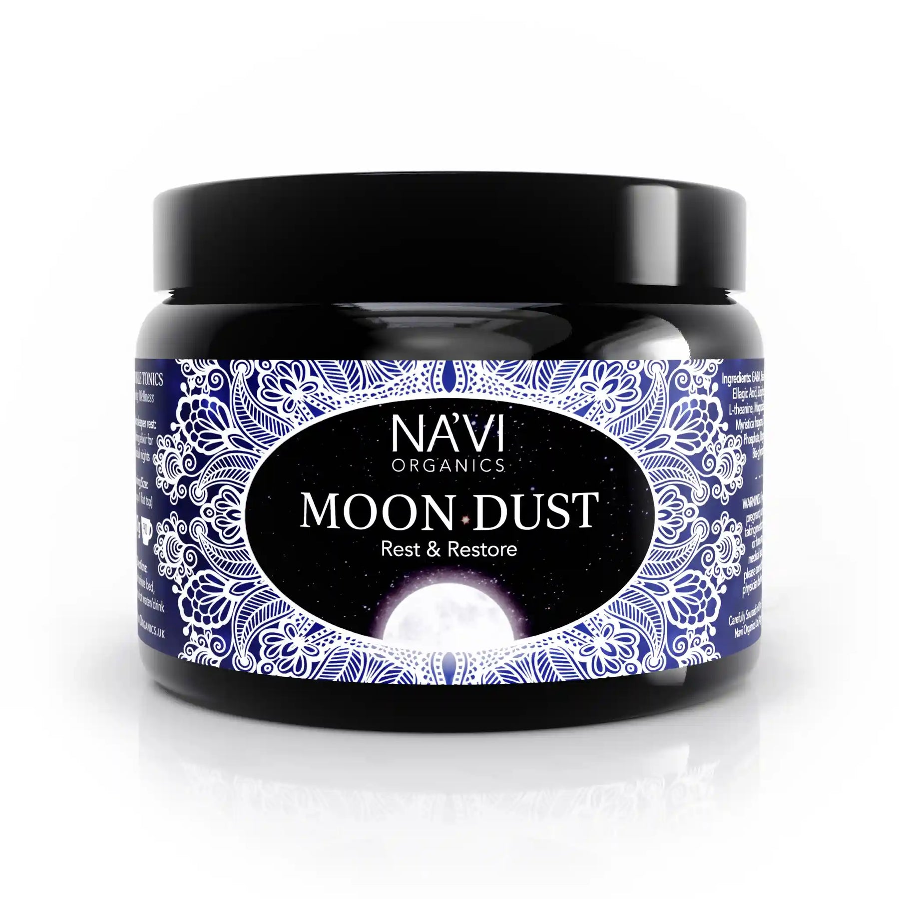 Na'vi Organics Moon Dust deep relaxation and restful sleep elixir