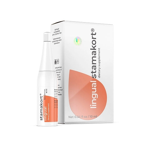 Stamakort Lingual dietary supplement, 10ml pack and dropper