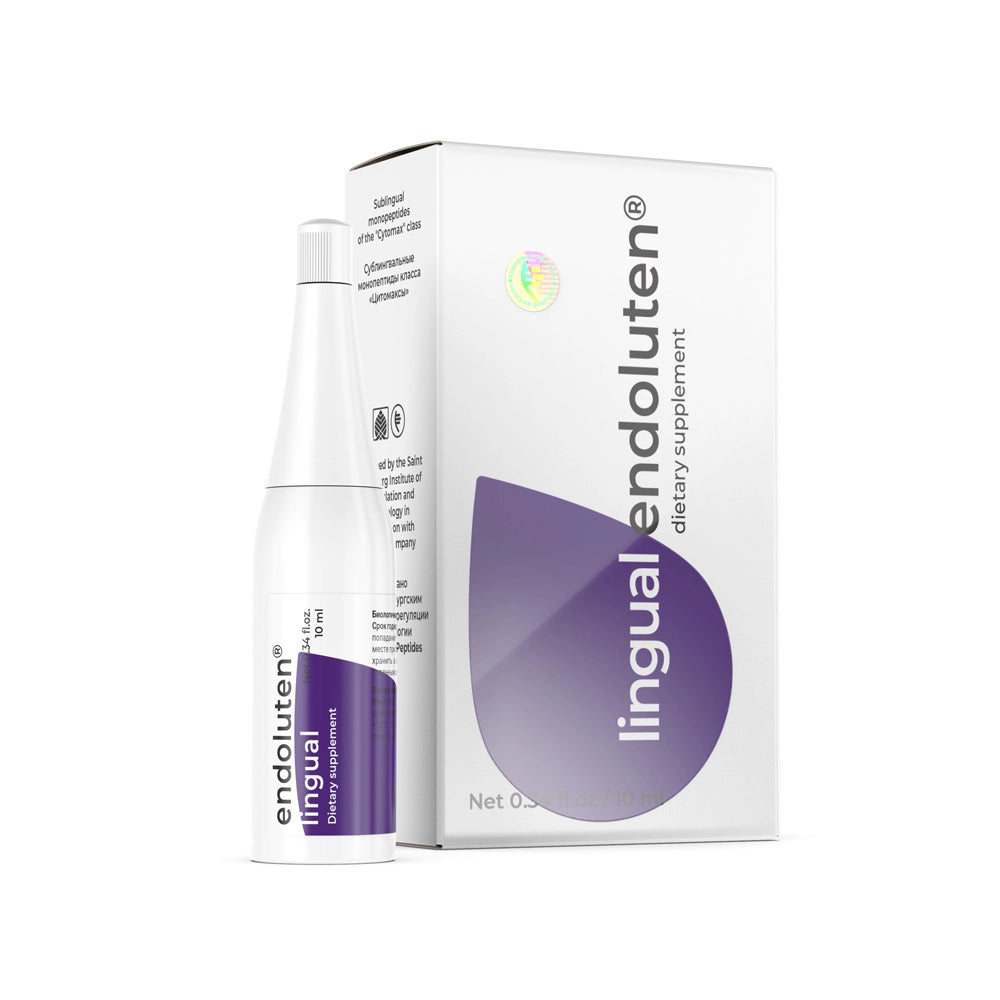 Endoluten Lingual dietary supplement, 10ml pack and dropper