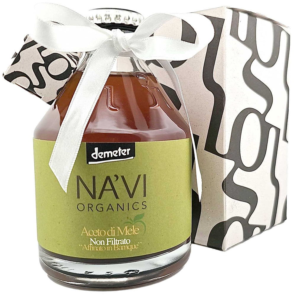 Unfiltered Apple Vinegar - Organic and Biodynamic Certified - 250ml - Na'vi Organics