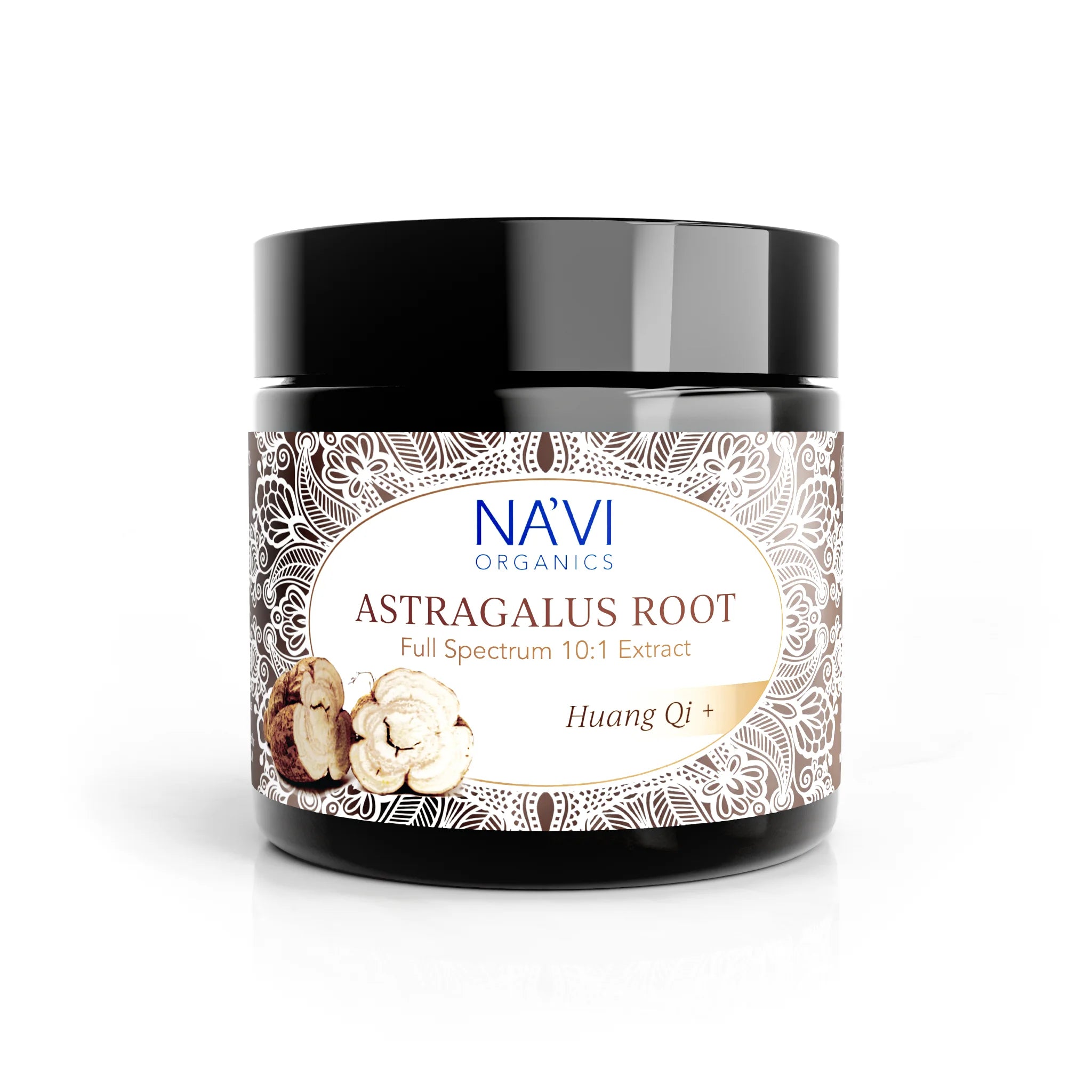 Astragalus root extract powder, front of pack (1) - Na'vi Organics