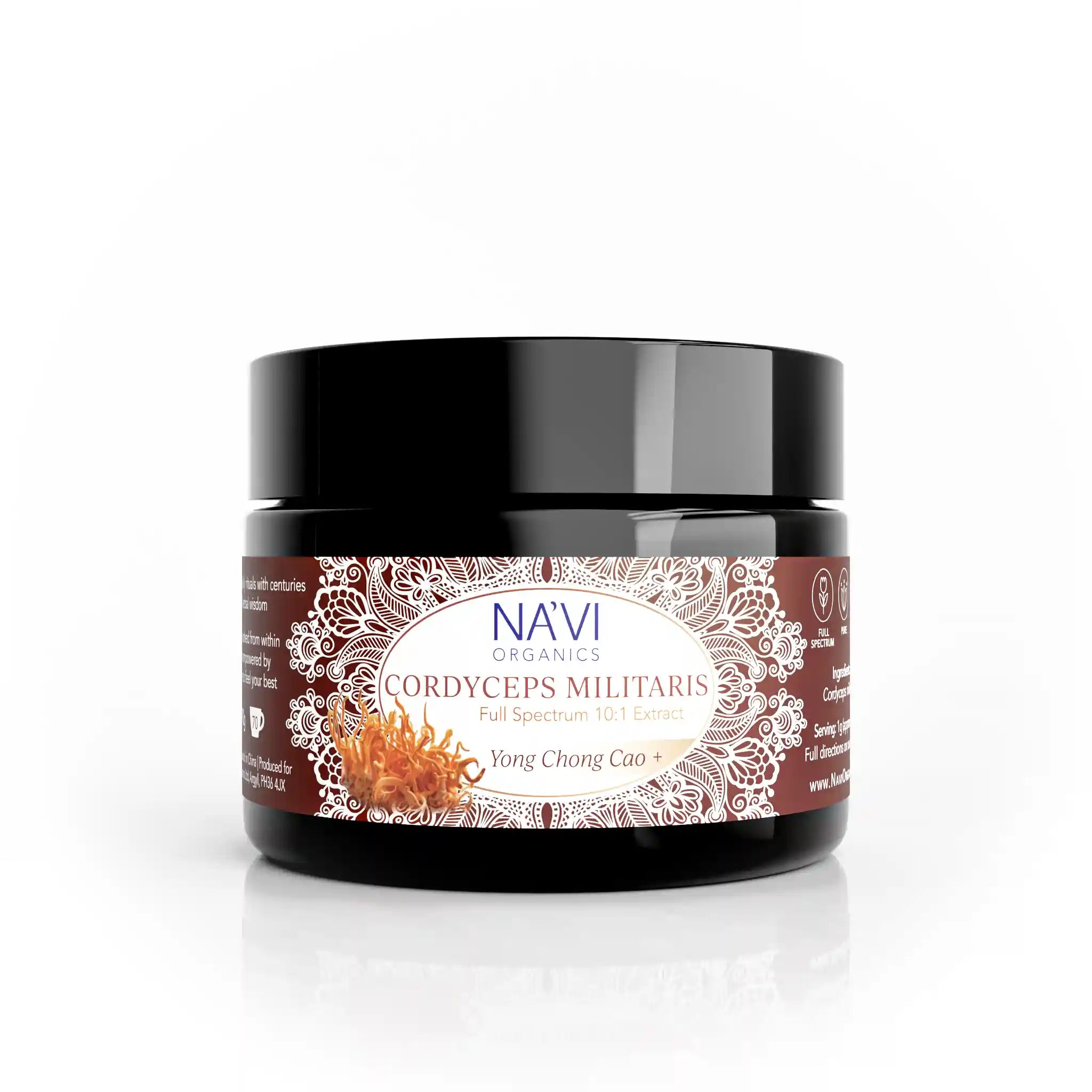 Cordyceps Militaris Extract | Full Spectrum | Pure & Potent - Na'vi Organics