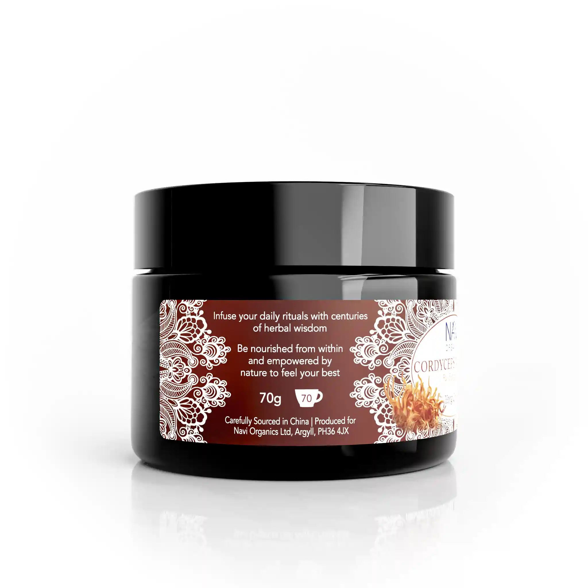 Cordyceps Militaris Extract | Full Spectrum | Pure & Potent - Na'vi Organics