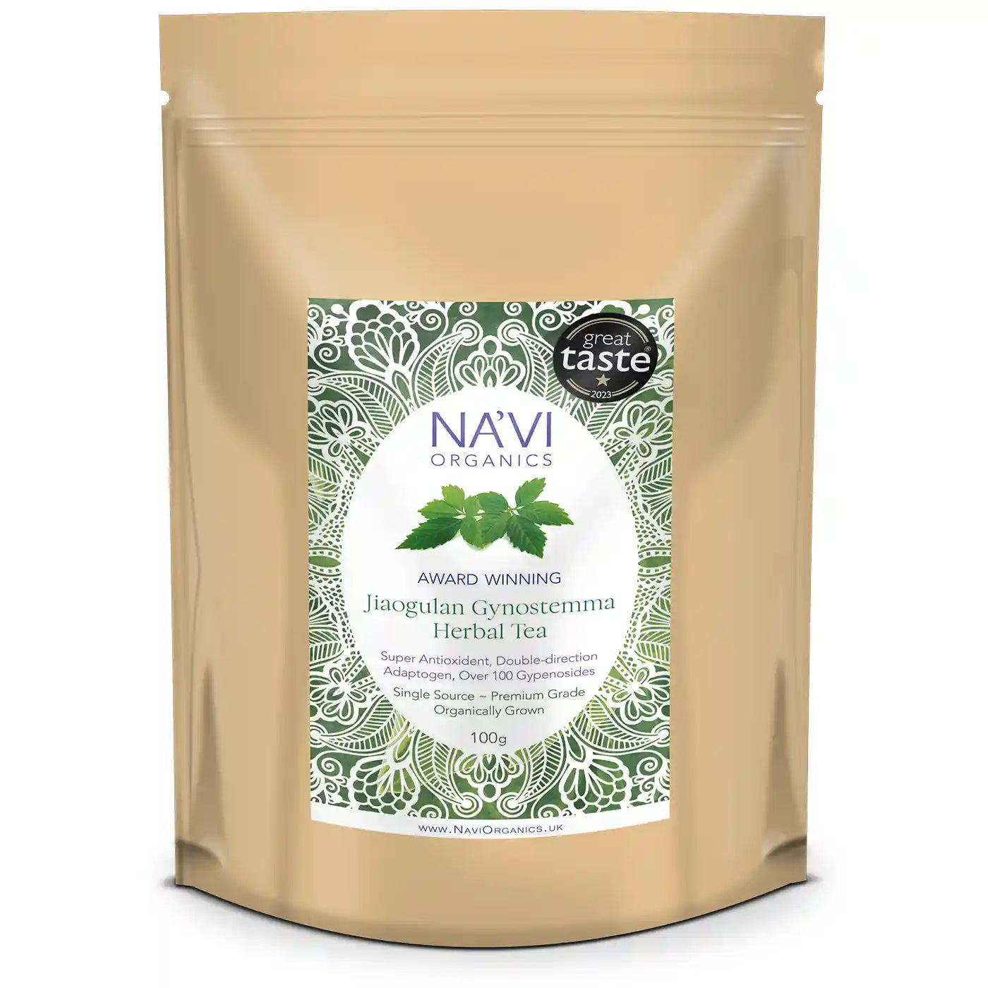 Premium Jiaogulan Gynostemma Loose Leaf Tea - Na'vi Organics