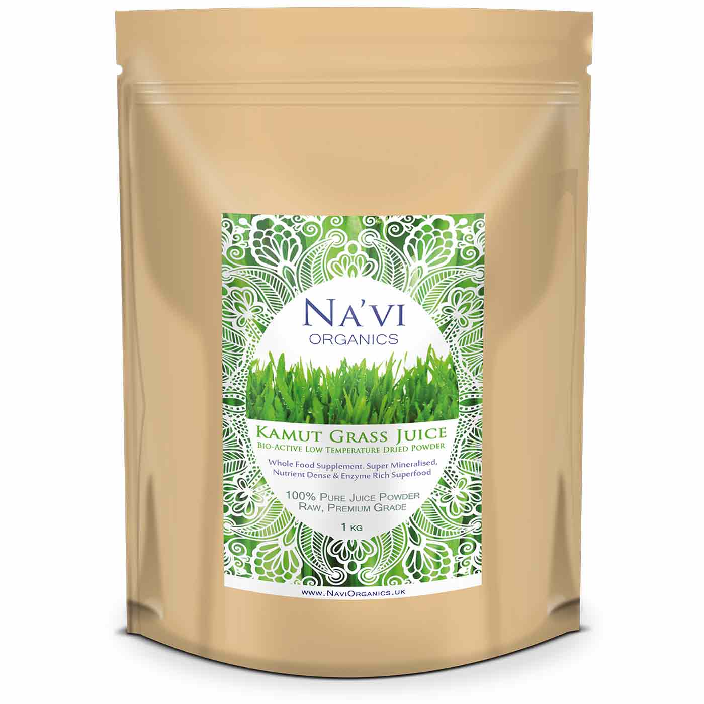 Organic Raw Kamut Wheatgrass JUICE Powder - Na'vi Organics