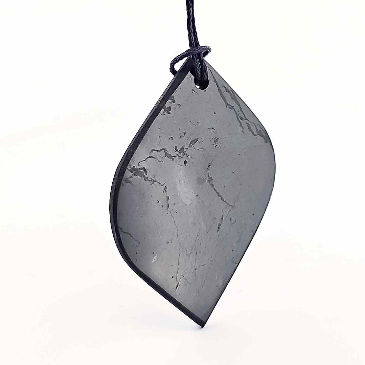 Shungite EMF Protection Petal Pendant - Na'vi Organics