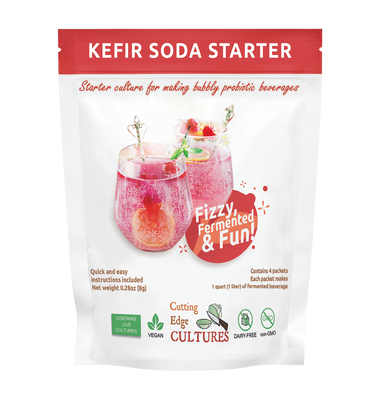 Kefir Soda Starter - Cutting Edge Cultures - Na'vi Organics