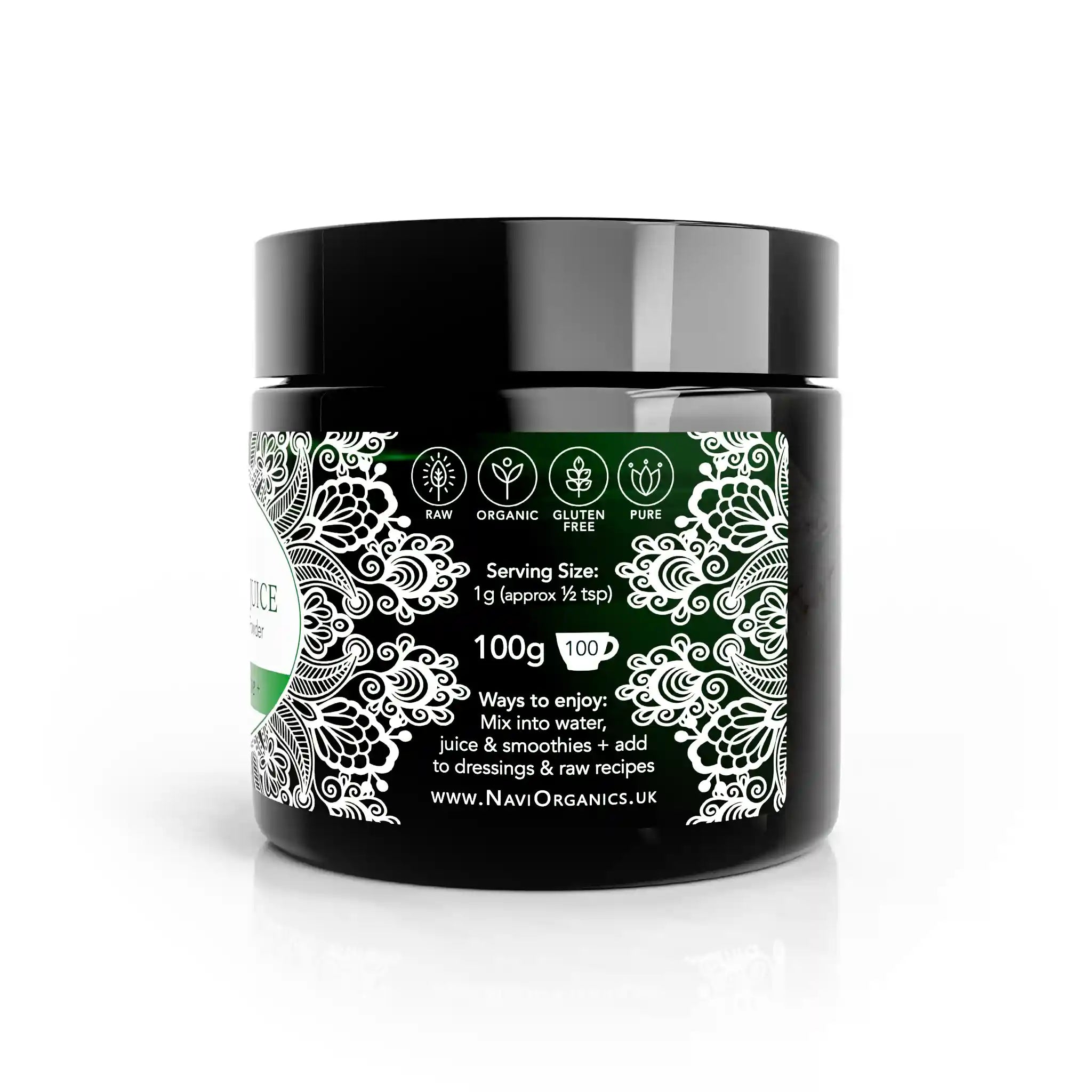 Organic Raw Barley Grass JUICE Powder