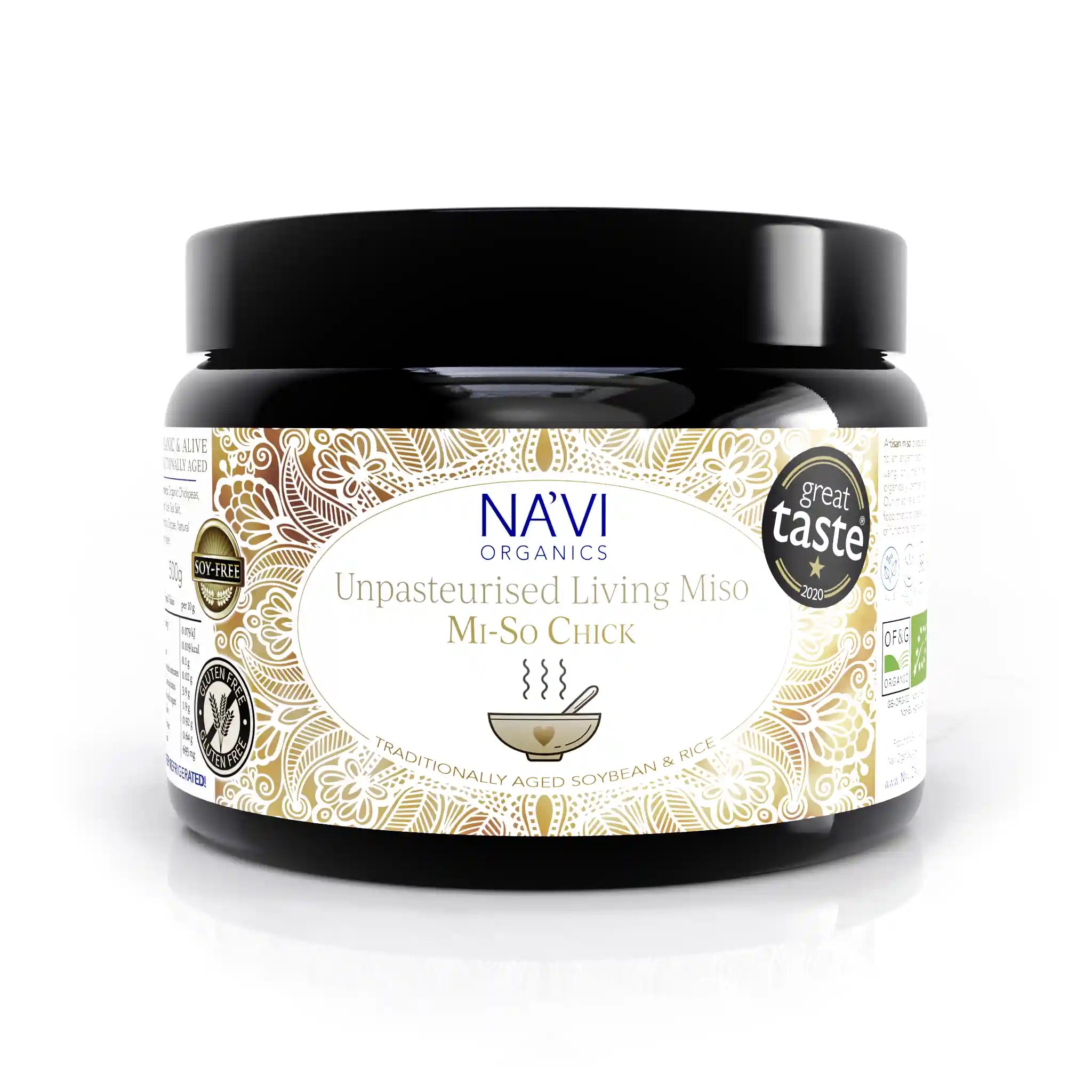 Organic Chickpea (Soy free) - Unpasteurised Living Miso (500g)