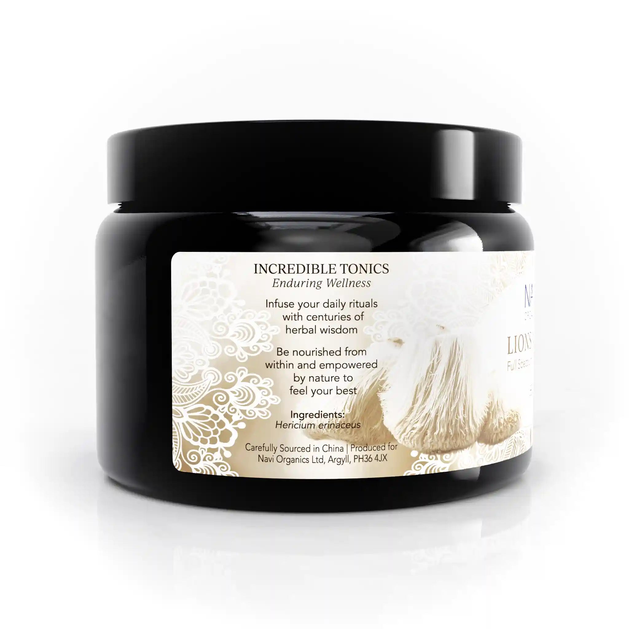 Lions Mane Mushroom | Dual Extract | Full Spectrum | Wild Cultivated