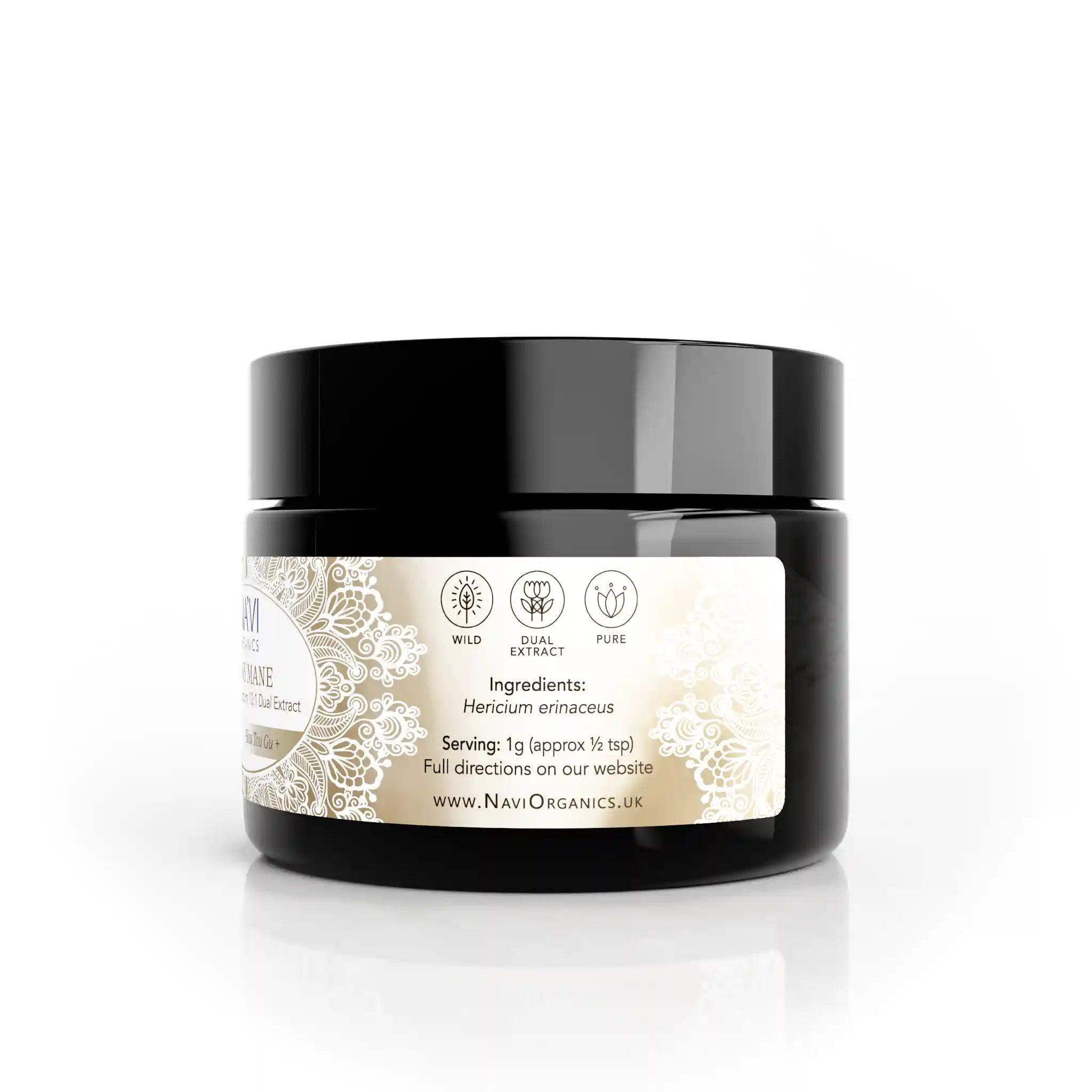 Lions Mane Mushroom | Dual Extract | Full Spectrum | Wild Cultivated