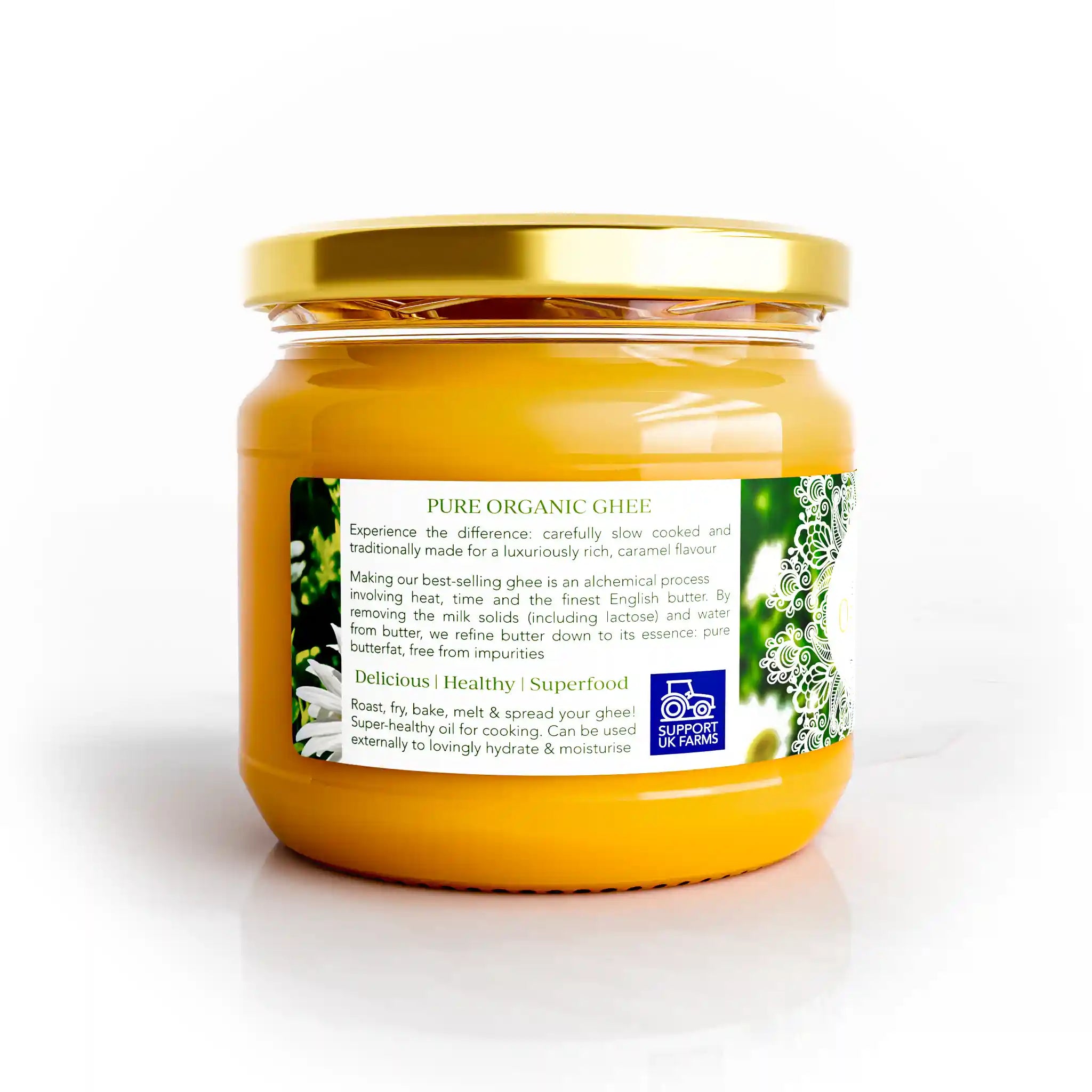 Organic English Ghee (Pasture Fed) 350ml