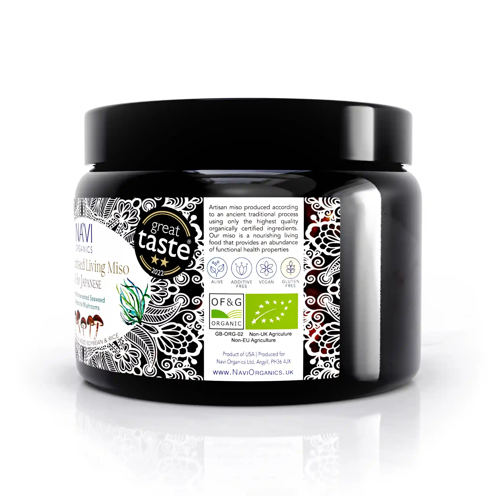 Organic Japanese Style - Unpasteurised Living Miso (500g)