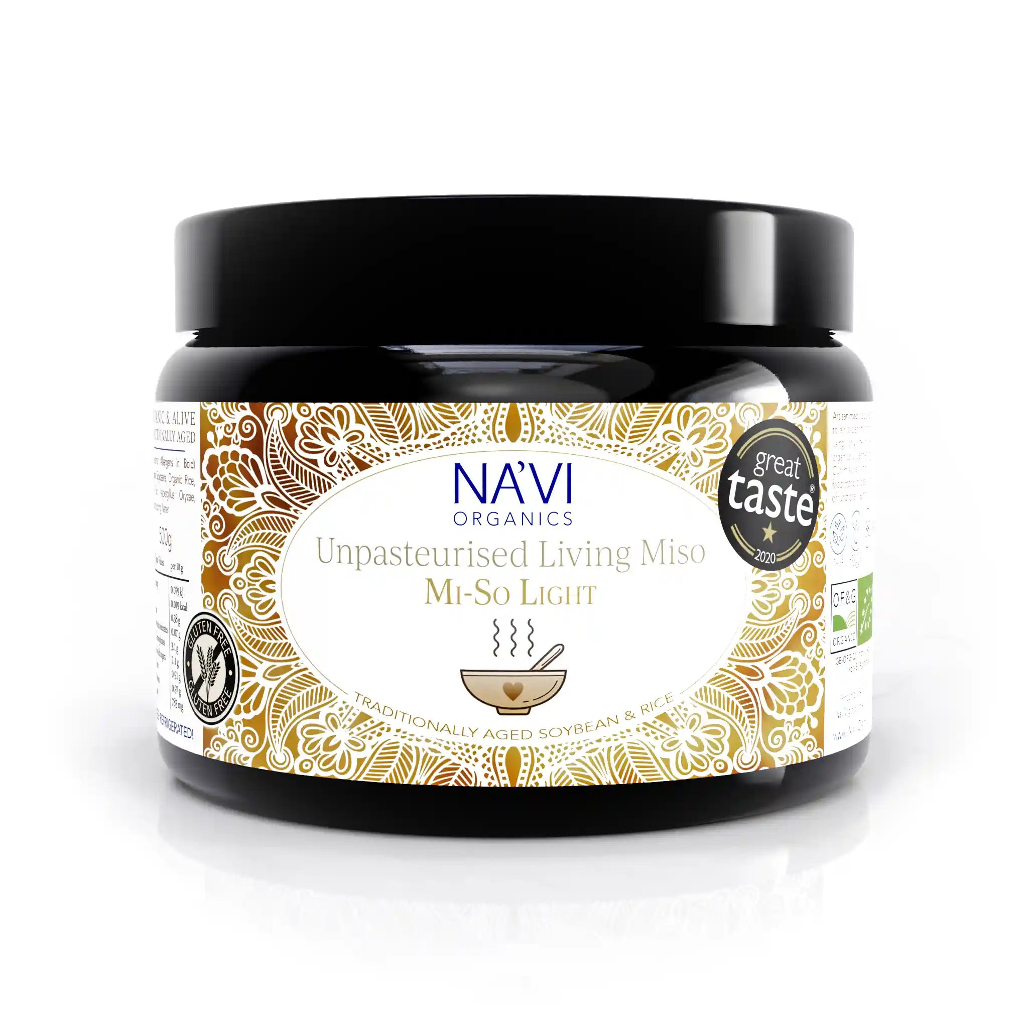 Organic White Miso - Unpasteurised Living Miso (500g)