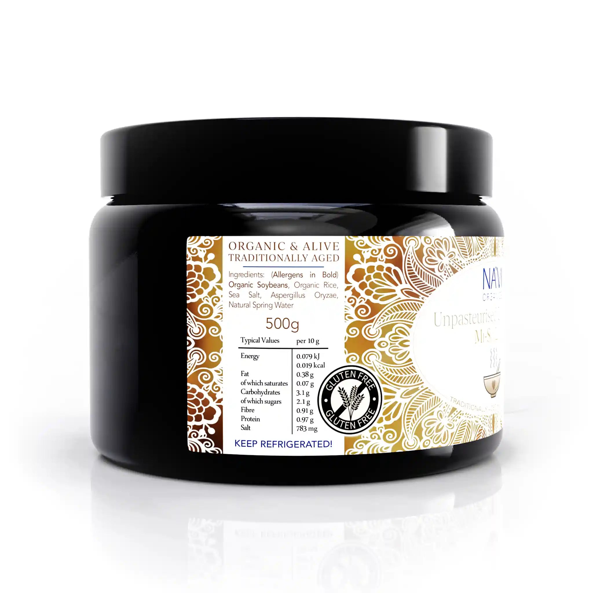 Organic White Miso - Unpasteurised Living Miso (500g)