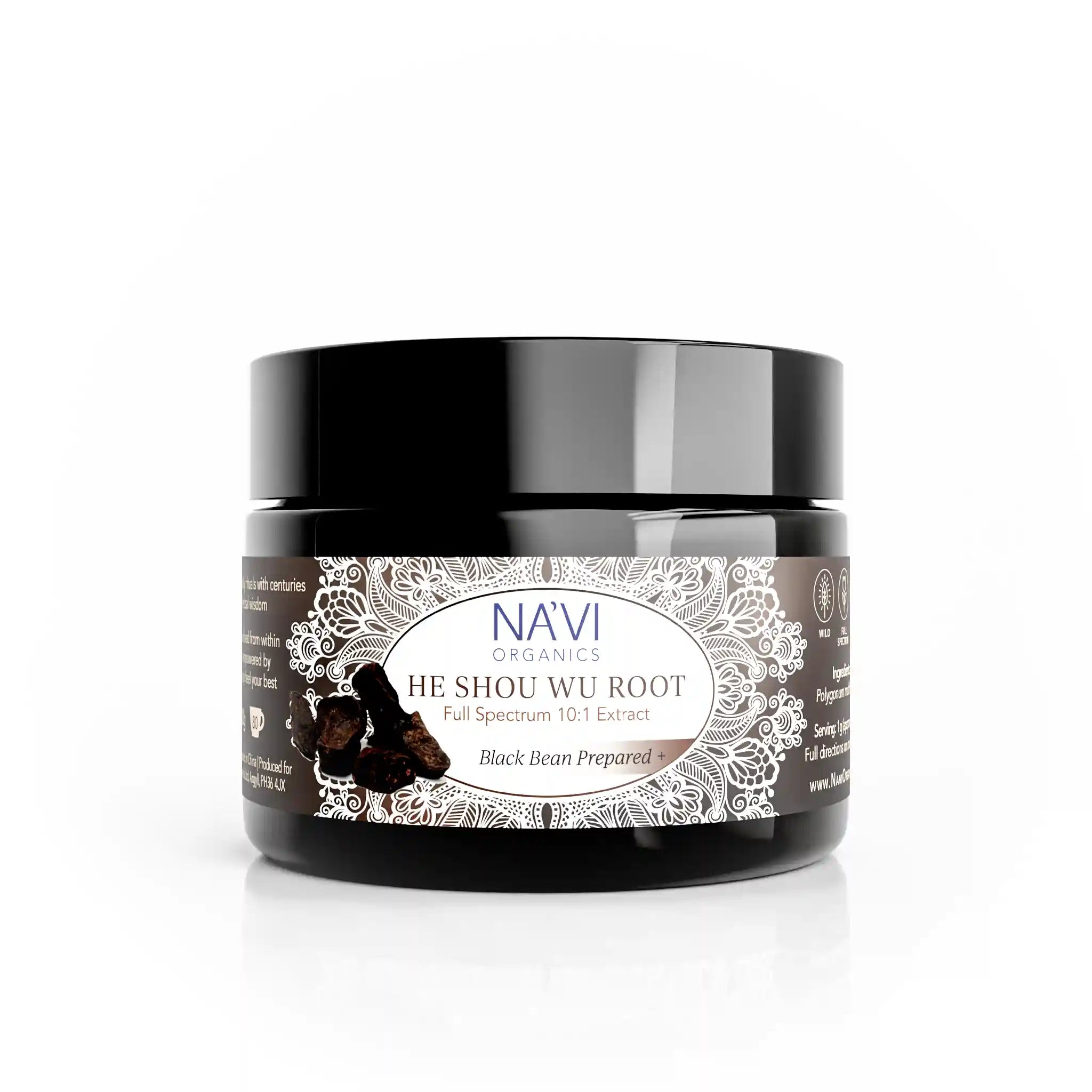 He Shou Wu Root Extract | Prepared Roots | Full Spectrum | Wild Cultivated