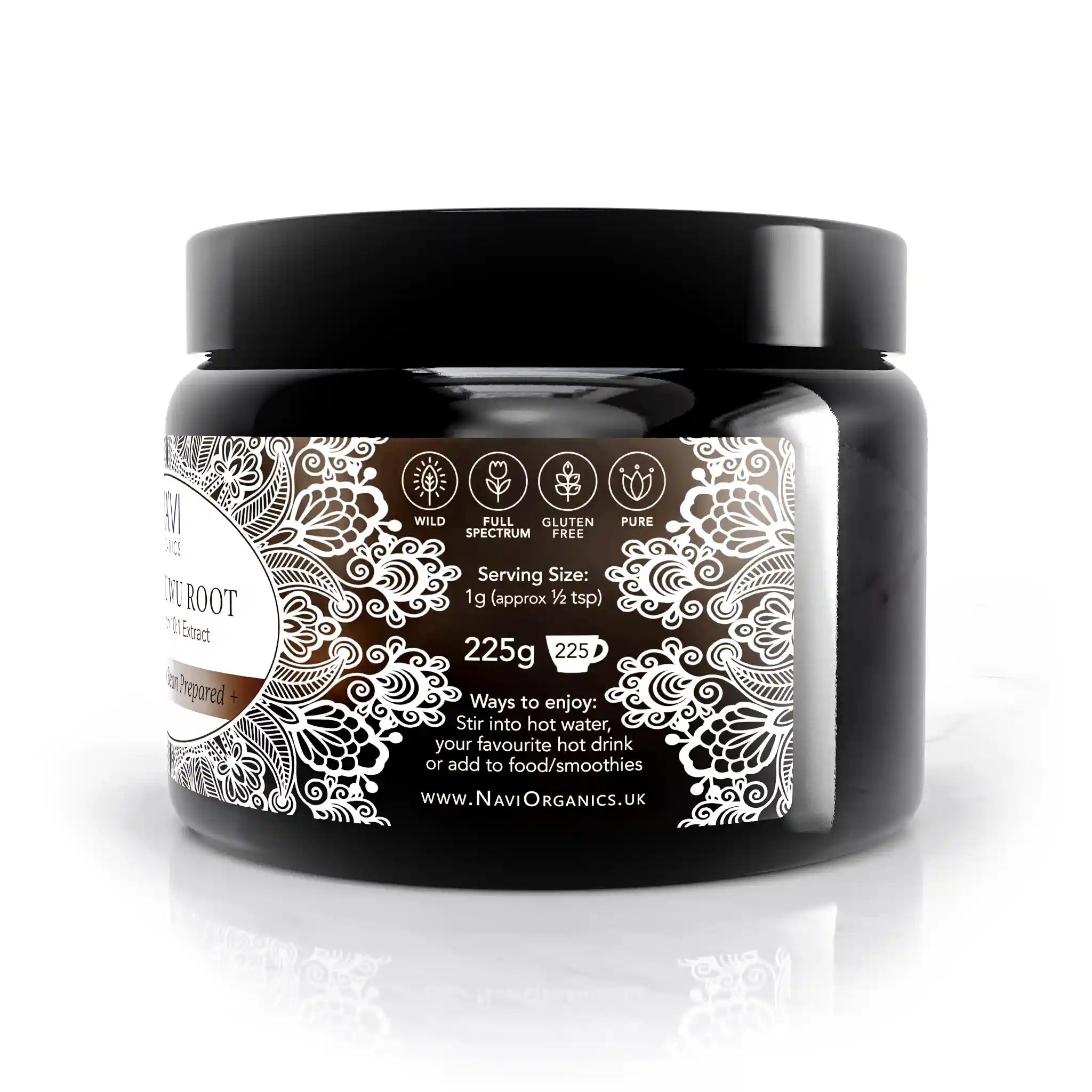 He Shou Wu Root Extract | Prepared Roots | Full Spectrum | Wild Cultivated