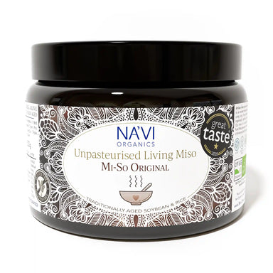 Organic Rice & Soy - Unpasteurised Living Miso (500g) - Na'vi Organics