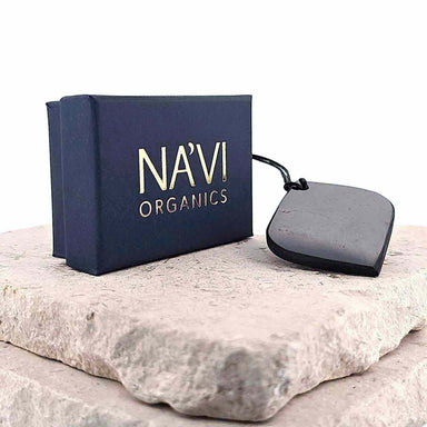 Shungite EMF Protection Petal Pendant - Na'vi Organics