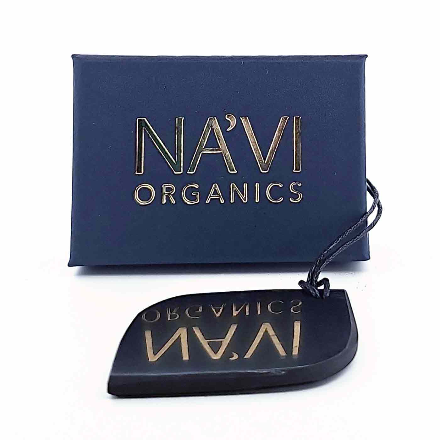 Shungite EMF Protection Petal Pendant - Na'vi Organics