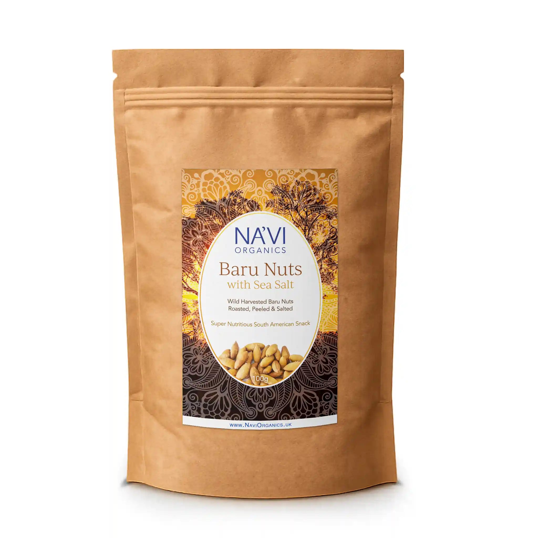 Salted Peeled Baru Nuts | Wild Harvested - Na'vi Organics