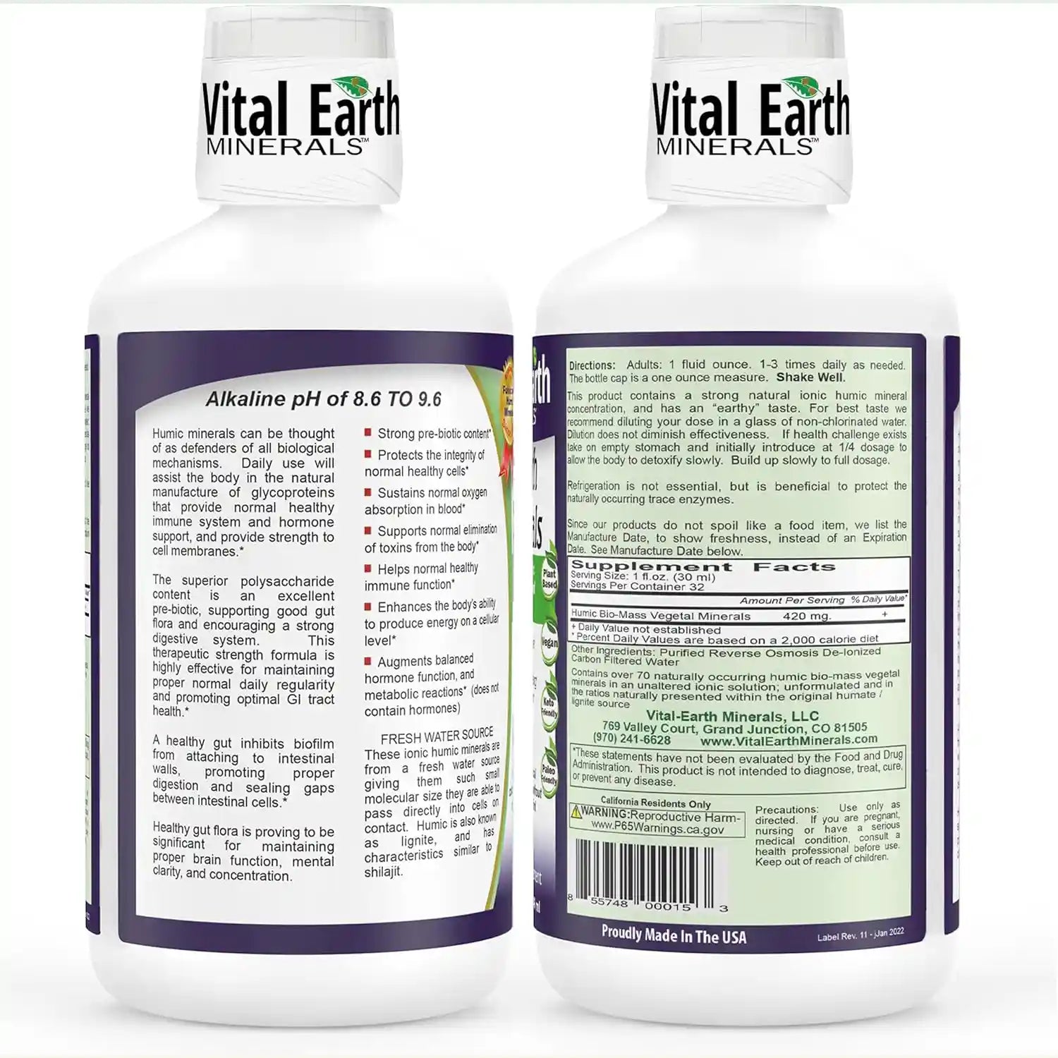 Vital Earth | Super Strength Humic Minerals