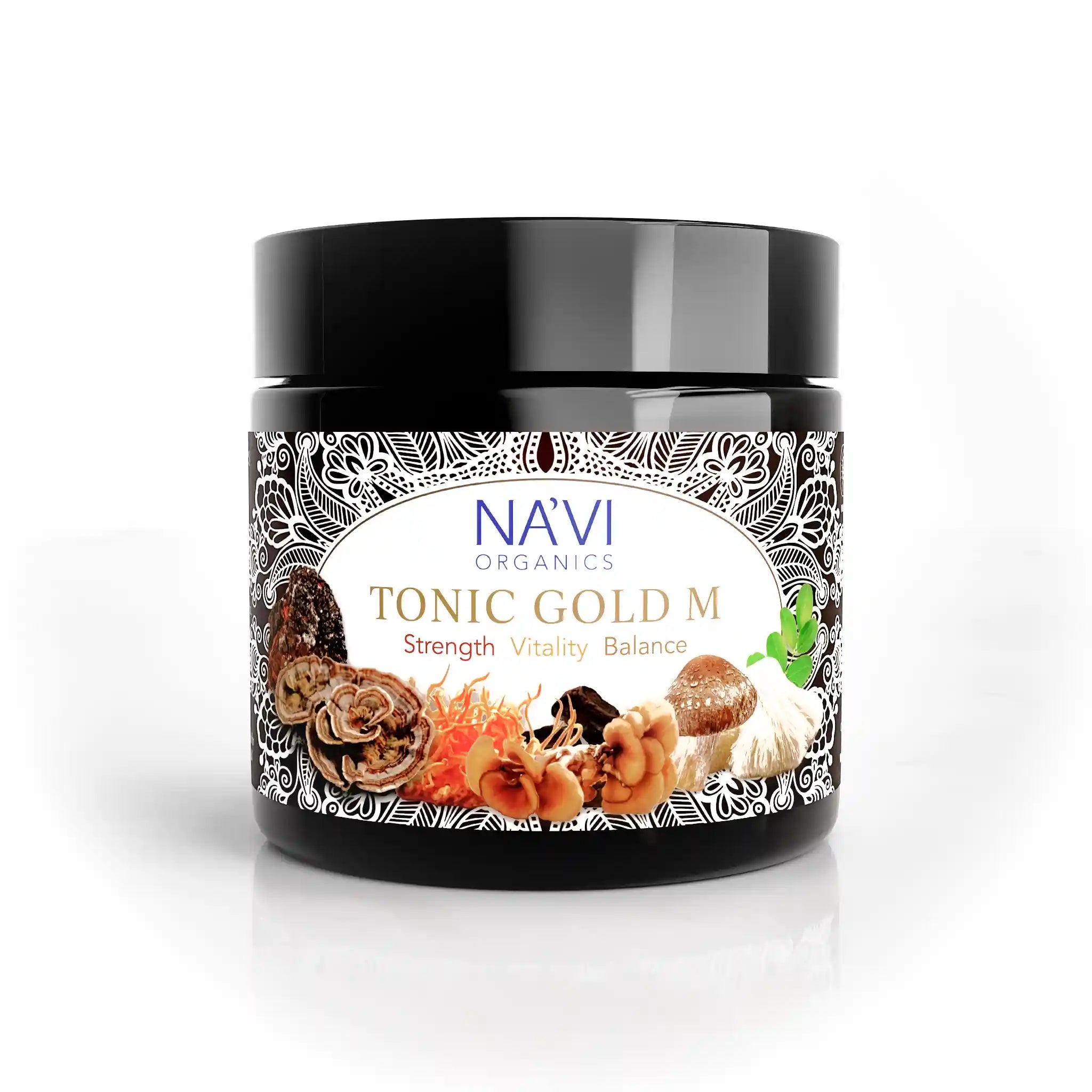 Tonic Gold M - Herbal Coffee - Medicinal Mushroom Elixir - Immune Boosting Antioxidant