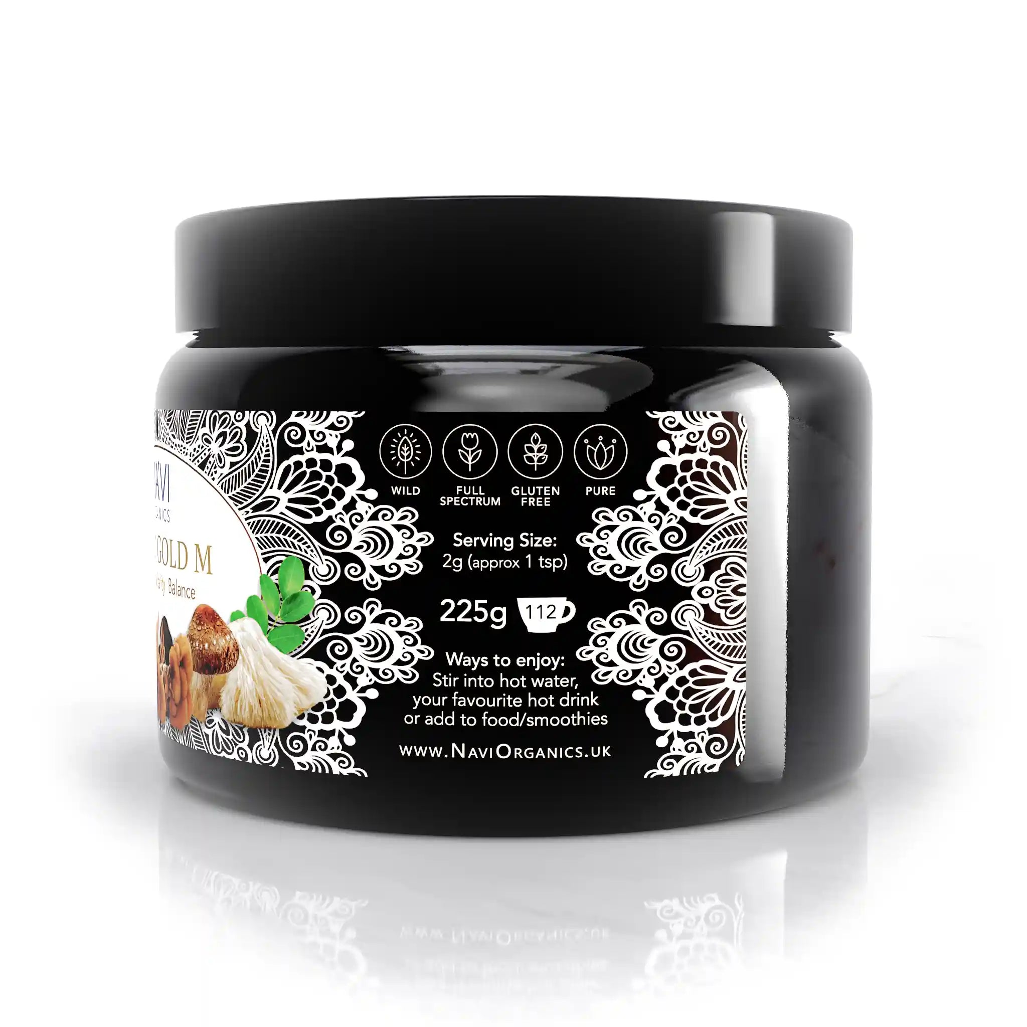 Tonic Gold M - Herbal Coffee - Medicinal Mushroom Elixir - Immune Boosting Antioxidant