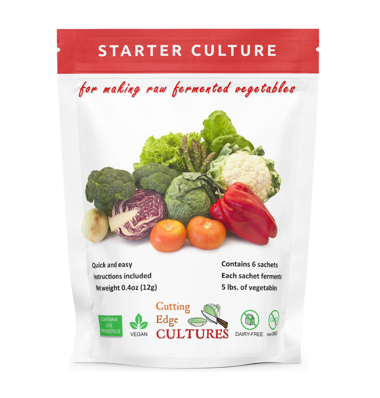 Starter for Fermenting Vegetables - Cutting Edge Cultures