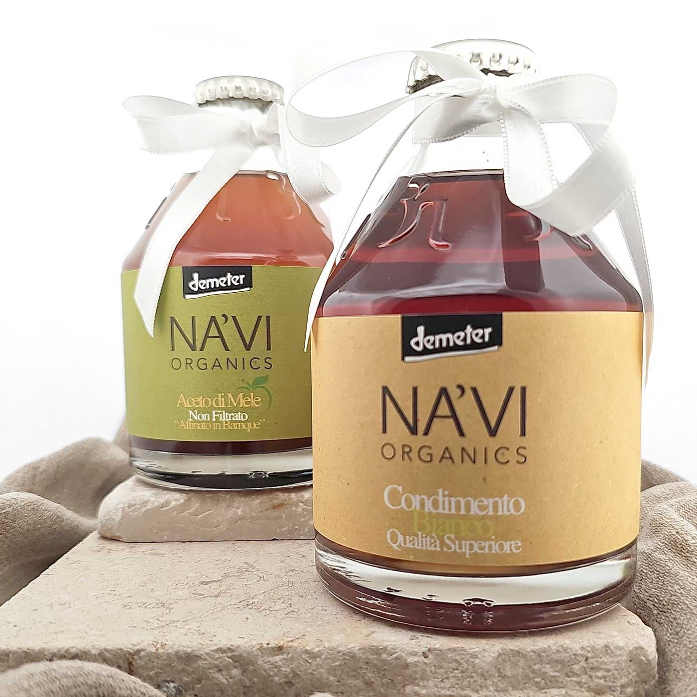 White Balsamic Vinegar - Organic and Biodynamic Certified - 250ml - Na'vi Organics