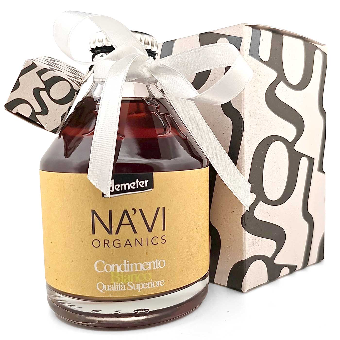 White Balsamic Vinegar - Organic and Biodynamic Certified - 250ml - Na'vi Organics