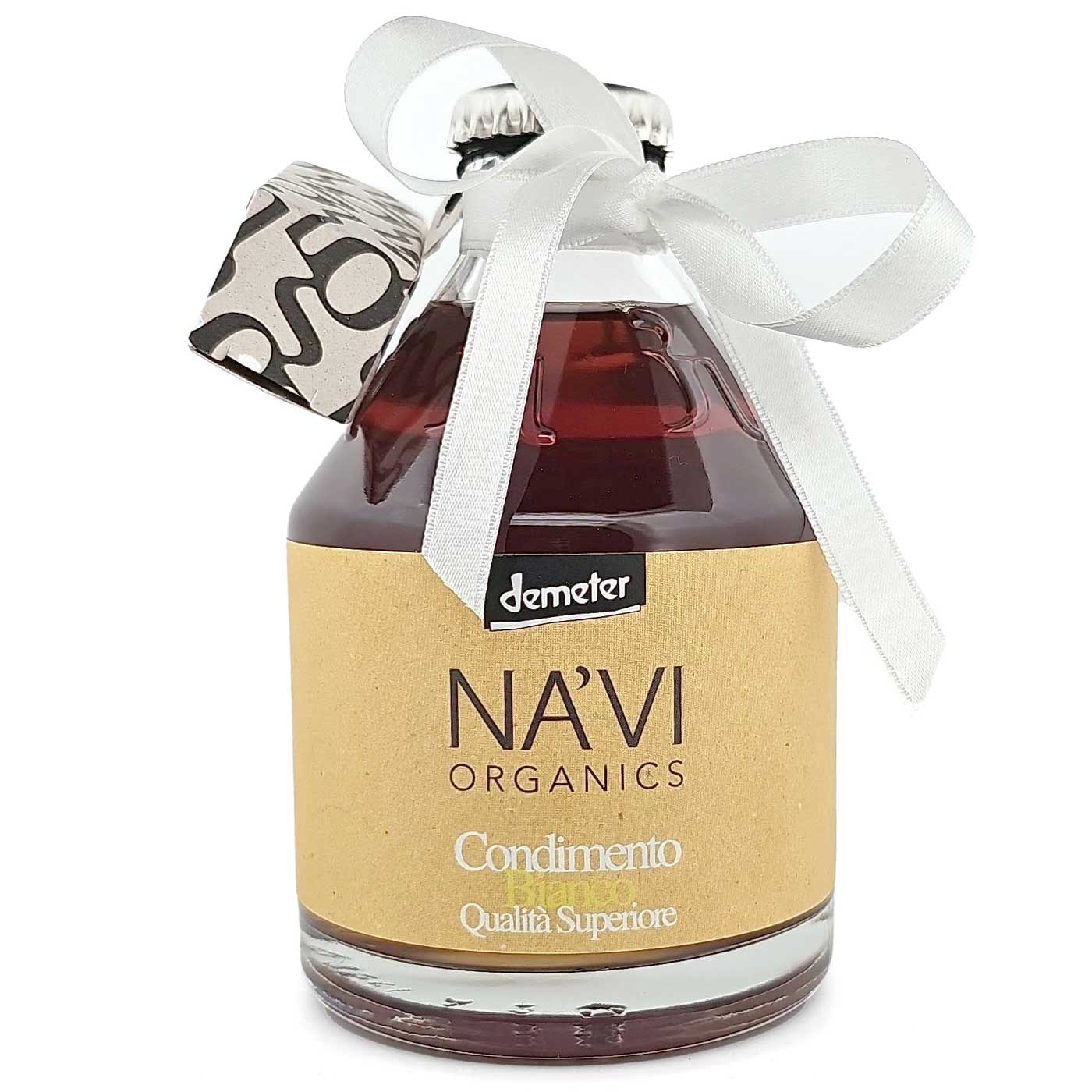 White Balsamic Vinegar - Organic and Biodynamic Certified - 250ml - Na'vi Organics