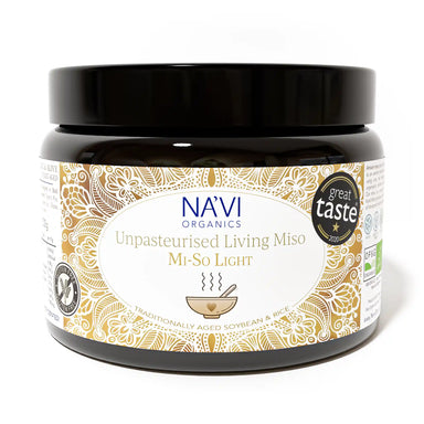 Organic White Miso - Unpasteurised Living Miso (500g) - Na'vi Organics