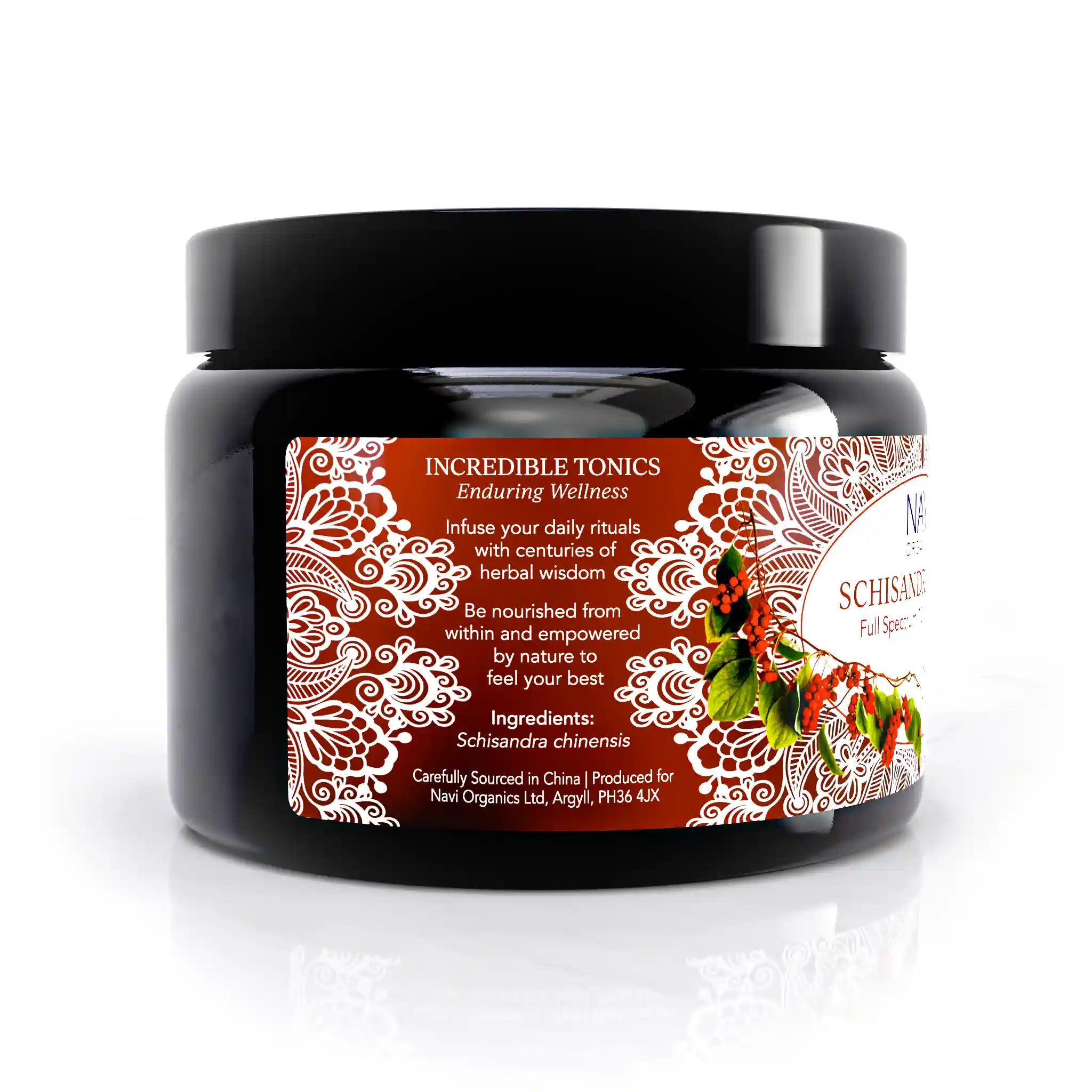 Schisandra Berry | Dual Extract | Full Spectrum | Wild Harvested