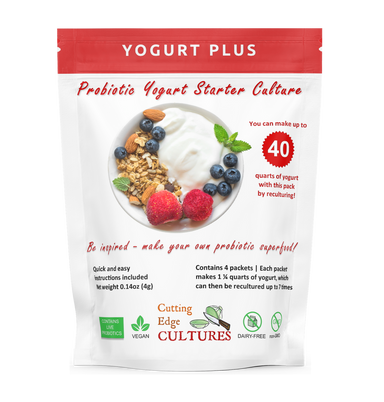 Yogurt Plus Starter - Cutting Edge Cultures - Na'vi Organics