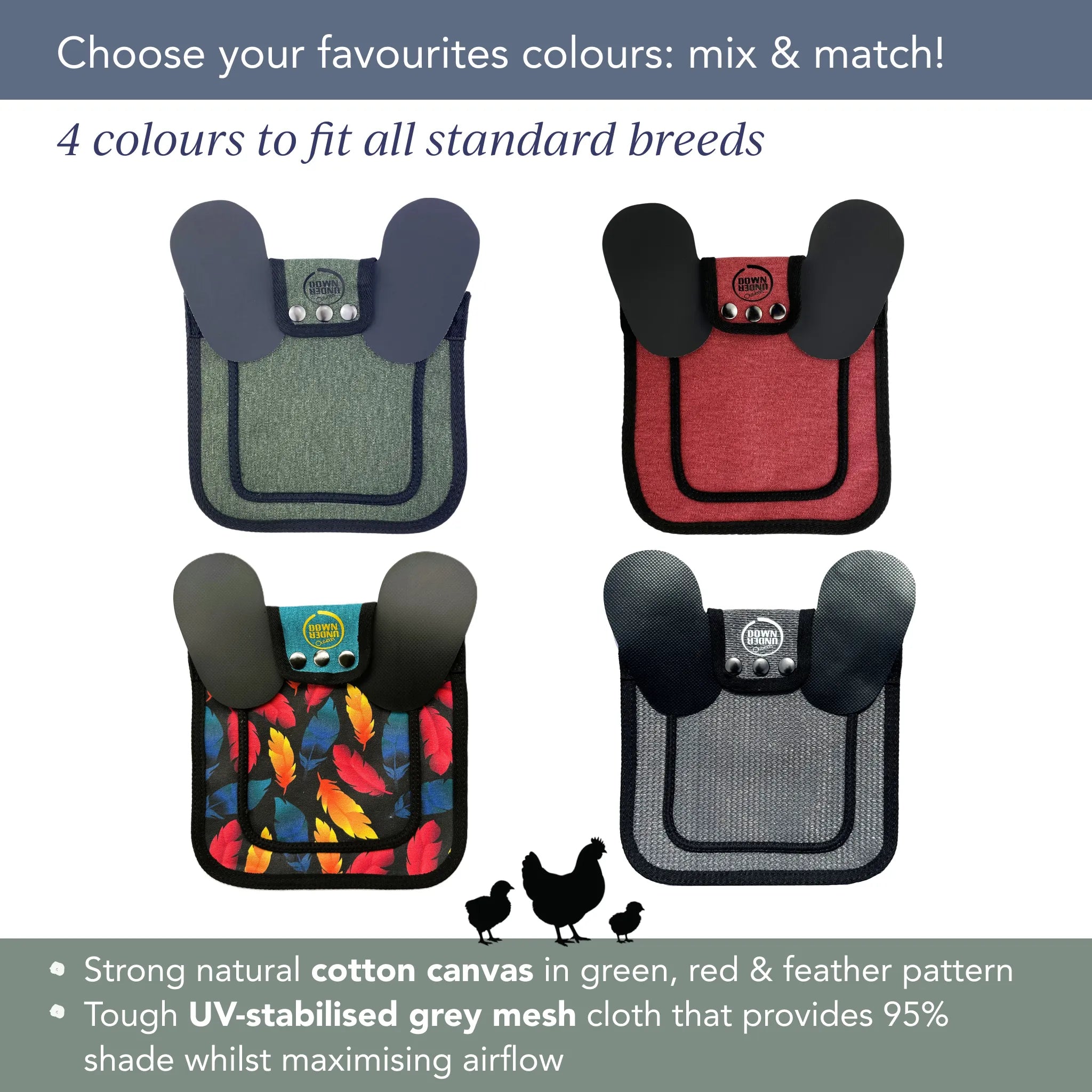 Chicken Saddle (Hen Apron) - Adjustable Hen Feather Saver