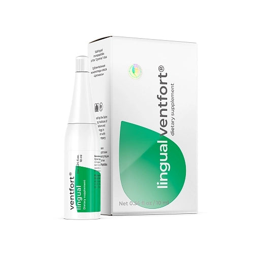 Ventfort Lingual dietary supplement, 10ml pack and dropper