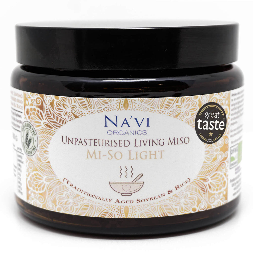 Organic White Miso - Unpasteurised Living Miso (500g) - Na'vi Organics