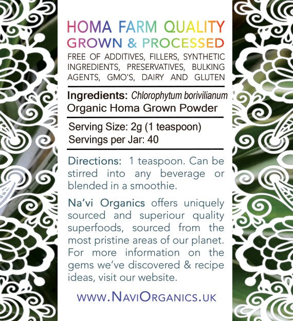 Safed Musli | HOMA Organic Grown & Blended |  White Gold - Na'vi Organics