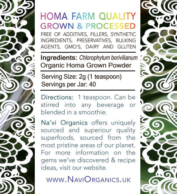 Safed Musli | HOMA Organic Grown & Blended |  White Gold